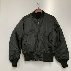 【中古】【メンズ】ALPHA INDUSTRIES MA-1 0615-00-573-8336 アルファ インダストリーズ フライトジャケット ブルゾン アウター サイズ：S カラー：ブラック 万代Net店