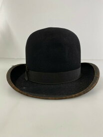 【中古】【メンズ】bowler hat ボーラーハット 帽子 superior quality trade mark latest fashion サイズ：6 3/4 カラー：ブラック 万代Net店