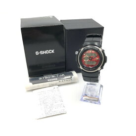 【中古】【メンズ】CASIO G-HOCK ANALOG-DIGITAL STANDARD G-SPIKE G-300-4AJF カシオ ジーショック アナデジ スタンダード Gスパイク クォーツ 腕時計 サイズ：ケース径 約51.7×46×16.5mm 腕回り 最大約22.5cm カラー：ブラック 万代Net店