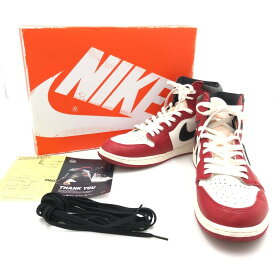 【中古】【メンズ】NIKE AIR JORDAN 1 HIGH OG LOST & FOUND/CHICAGO DZ5485-612 ナイキ エアジョーダン 1 レトロ ハイ オリジナル ロストアンドファウンド シカゴ スニーカー 靴 サイズ：29cm US 11 カラー：VARSITY RED/BLACK-SAIL-MUSLIN 万代Net店