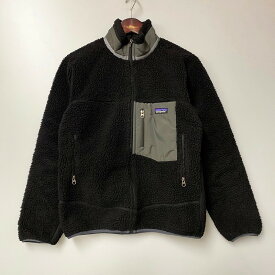 【中古】【メンズ】Patagonia CLASSIC RETRO-X JACKET 23055FA15 パタゴニア クラシック レトロ-X ボア フリースジャケット アウトドア アウター サイズ：XS カラー：ブラック 万代Net店