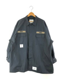 【中古】【メンズ】WTAPS 20SS GUARDIAN JACKET.COPO.TWILL 24500 ダブルタップス ガーディアンジャケット ライトアウター サイズ：X01 カラー：ブラック 万代Net店