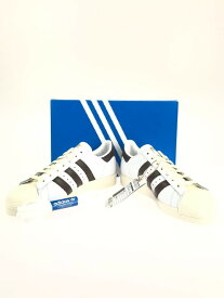 【中古】【未使用品】【メンズ】adidas × BILLY'S SUPAR STAR 82 ID0987 アディダス ビリーズ 別注 コラボ スーパースター82 スニーカー 靴 サイズ：26cm US 8 カラー：FTWWHT/BROWN/OWHITE 万代Net店