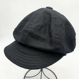 【中古】【メンズ/レディース】NEW YORK HAT CO CASQUETTE ニューヨークハット キャスケット 帽子 サイズ：L カラー：ブラック 万代Net店