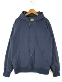 【中古】【メンズ】STUSSY TRIBE HOODED JACKET ステューシー トライブ フード付きジャケット ライトアウター サイズ：L カラー：ネイビー 紺 万代Net店