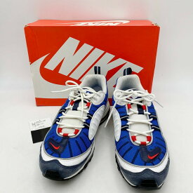 【中古】【メンズ】NIKE AIR MAX 98 640744-100 ナイキ エアマックス98 スニーカー シューズ 靴 サイズ：28cm カラー：WHITE/UNIVERSITY RED-OBSIDIAN 万代Net店