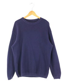 【中古】【メンズ】CREPUSCULE 17AW MOSS STITCH L/S KNIT 1703-002 クレプスキュール モスステッチ ロングスリーブ ニット トップス サイズ：1 カラー：パープル 万代Net店