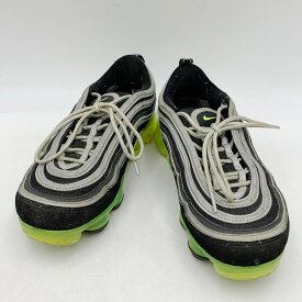 【中古】【メンズ】NIKE AIR VAPORMAX 97 AJ7291-001 ナイキ エア ヴェイパーマックス 97 スニーカー シューズ 靴 サイズ：27cm カラー：BLACK VOLT-METALLIC SILVER 万代Net店