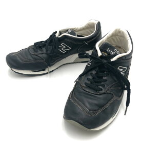 【中古】【メンズ】 NEW BALANCE ニューバランス M1500 UKB イングランド製 レザー スニーカー シューズ 靴 162-240306-rs-07-fur サイズ：US 9 1/2D カラー：ブラック 万代Net店