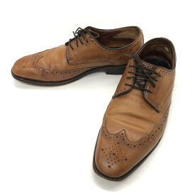 【中古】【メンズ】 Allen Edmonds アレンエドモンズ Wingtip Blucher Dress Shoes 4990 ウイングチップ ドレスシューズ レザーシューズ 靴 164-240522-rs-03-fur サイズ：9E カラー：ブラウン 万代Net店