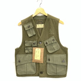 【中古】【メンズ】 Buzz Rickson's バズリクソンズ TYPE:WG-4 FLIGHT VEST フライトベスト ミリタリー トップス ブランド 古着 145-231022-gm-1-fuz サイズ：36 カラー：カーキ 万代Net店