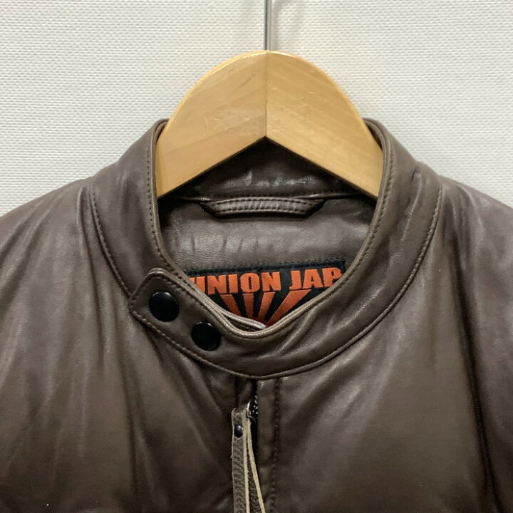 楽天市場】【中古】【メンズ】 UNION JAP ラムスキン レザーダウン 