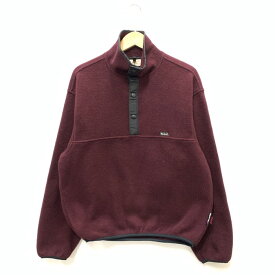 【中古】【メンズ】 WOOLRICH ウールリッチ 90s FLEECE PULLOVER フリースプルオーバー ジャケット アウター ブランド 古着 144-231223-gm-8-fuz サイズ：S カラー：ボルドー 万代Net店