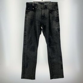【中古】【メンズ】 NEIL BARRETT ニールバレット BLACK DENIM PANTS ブラック デニム パンツ 152-240115-ak-9-fuz サイズ：31 カラー：ブラック 万代Net店