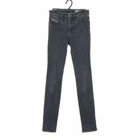 【中古】【レディース】 DIESEL ディーゼル スーパースリム スキニー SKINNY スキニーパンツ 171-240123-nm-2-fuz サイズ：23 カラー：ブラック 万代Net店