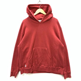 【中古】【メンズ】 HBNS SWEAT PARKA パーカー フーディー オーバーサイズ トップス ブランド 古着 140-240203-gm-3-fuz サイズ：M カラー：レッド 万代Net店