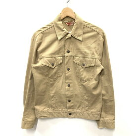 【中古】【メンズ】 Levi's リーバイス COTTON PIQUE JACKET コットンピケジャケット アウター ブランド 古着 146-240203-gm-11-fuz サイズ：36 カラー：ベージュ 万代Net店