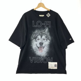 【中古】【メンズ】 MIHARA YASUHIRO ミハラヤスヒロ A12TS652-0 MAISON MIHARA YASUHIRO メゾン ミハラ ヤスヒロ DOG PRINTED TEE ドッグ プリント Tシャツ 140-240215-st-2-fuz サイズ：46 カラー：ブラック 万代Net店