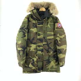 【中古】【メンズ】 CANADA GOOSE カナダグース 3438JM R JASPER PARKA ジャスパー パーカ ダウンジャケット 141-240318-ak-3-fuz サイズ：M カラー：CAMO 万代Net店