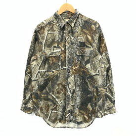 【中古】【メンズ】 Wrangler ラングラー PRO GEAR 長袖シャツ トップス ブランド 古着 145-240331-gm-23-fuz サイズ：L カラー：リアルツリーカモ 万代Net店