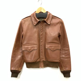 【中古品】【メンズ】 The REAL McCOY'S ザリアルマッコイズ TYPE A-2 JACKET ジャケット アウター ブランド 古着 145-250419-gm-03-fuz サイズ：34 カラー：ブラウン 万代Net店