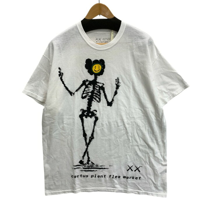 初期 KAWS オリジナルフェイク グラフィック Tシャツ メンズM カウズ 白