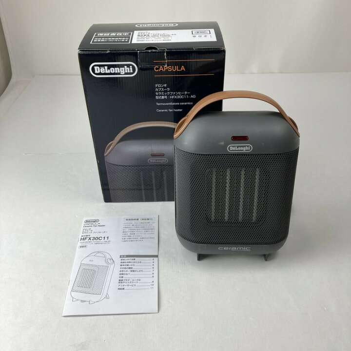 楽天市場】【中古品】 Delonghi HFX30C11 カプスーラ セラミックファン 