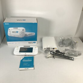 【中古美品】 Nintendo Wii U ニンテンドー ウィー ユー 本体 ベーシックセット shiro 034-260510-mh-02-fuz 万代Net店