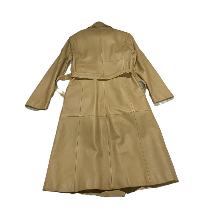 楽天市場】【中古品】【レディース】 トレンチコート ベージュ 羊革 S 