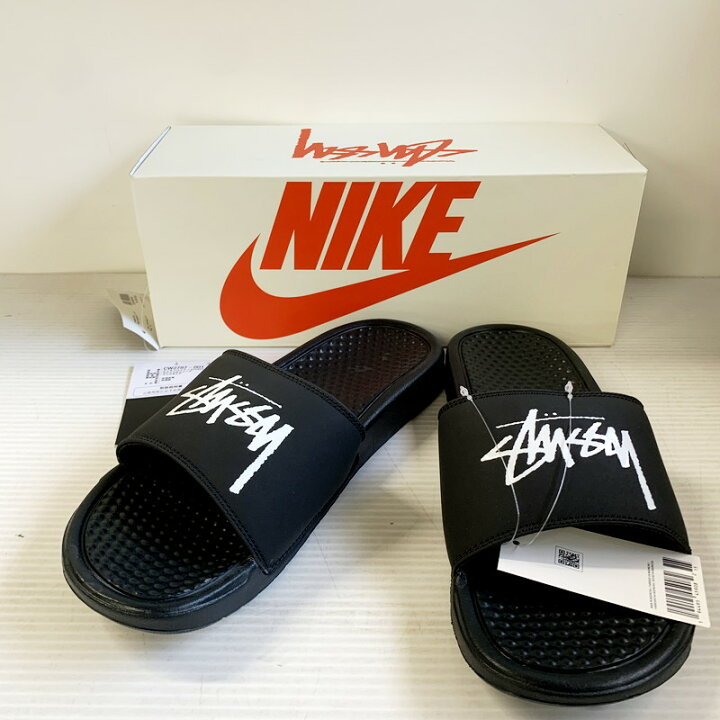 楽天市場】【中古】【メンズ】 NIKE ナイキ STUSSY BENASSI SLIDE 