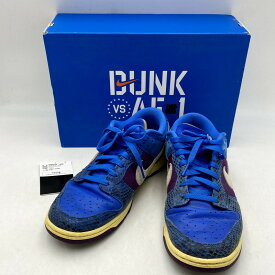 【中古】【メンズ】 NIKE ナイキ UNDEFEADEAD DUNK LOW SP DH6508-400 ダンク ロー SP アンディフィーテッド スニーカー シューズ 靴 160-240425-mk-25-izu サイズ：28cm カラー：BLUE/WHITE/NIGHT PURPLE 万代Net店