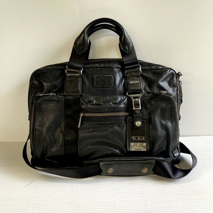 楽天市場】【中古品】【メンズ】 TUMI トゥミ 92611DH2 2WAYレザー 