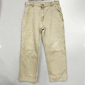 【中古】【メンズ】 Carhartt カーハート ペインターパンツ ワークパンツ ボトムス 157-240524-mk-48-izu カラー：ライトグリーン系 万代Net店