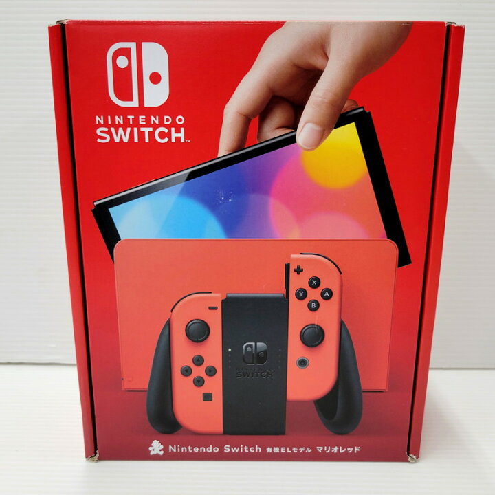 楽天市場】【中古】 Nintendo Switch (有機ELモデル) マリオレッド HEG  