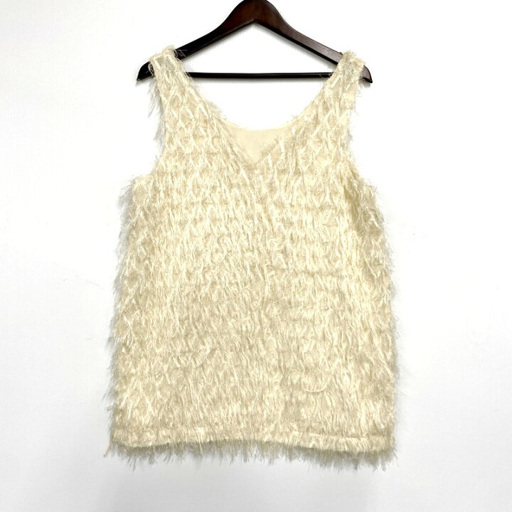 楽天市場】【中古品】【レディース】 CLANE 22SS W FACE CROSS FRINGE 