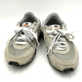 【現状渡し品】【レディース】 ナイキ × FRAGMENT フラグメント × SACAI サカイ LD WAFFLE/SF DH2684-001 LD ワッフル トリプルコラボ スニーカー シューズ 靴 166-250403-ay-04-izu サイズ：23cm カラー：LT SMOKE GREY/WHITE-BLACK 万代Net店