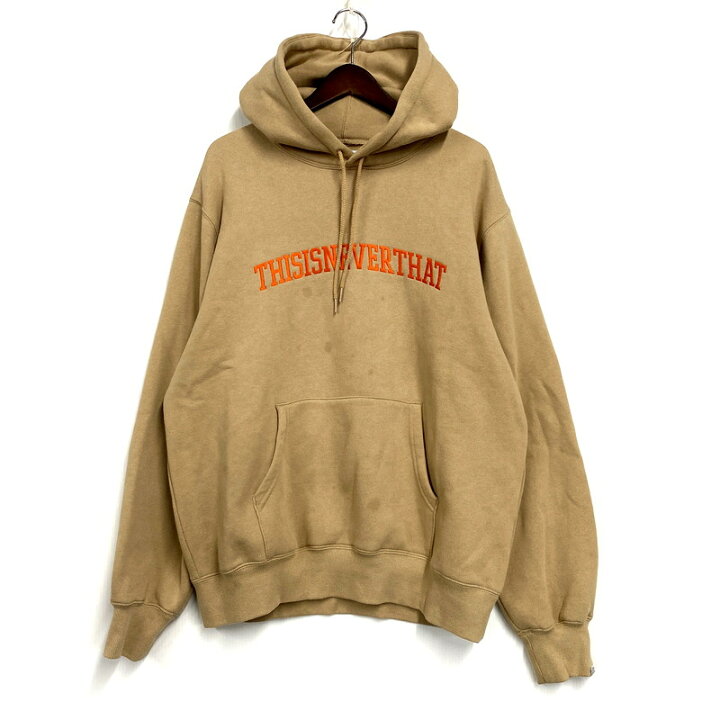 楽天市場】【中古品】【メンズ】 THISISNEVERTHAT ARCH LOGO HOODED 
