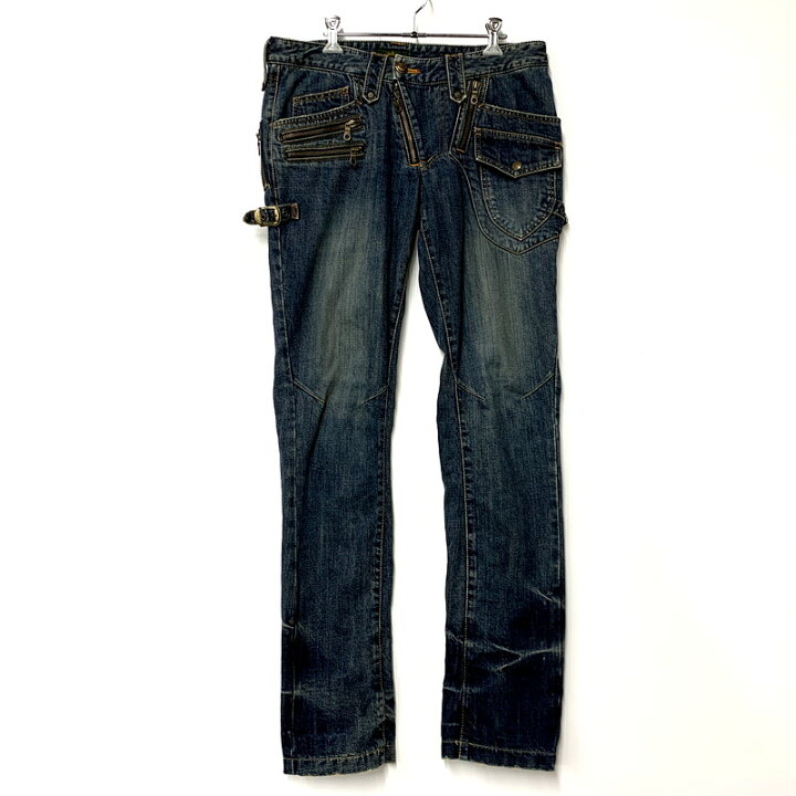 楽天市場】【中古品】【メンズ】 Obelisk オベリスク ZIP GIMMIC DENIM 
