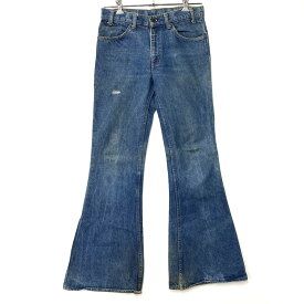 【現状渡し品】【メンズ】 Levi's リーバイス 684-0217 刻印54 SMALL スモール E 不均等V オレンジタブ USA製 BIG BELL ビッグ ベル DENIM PANTS デニム パンツ ズボン ボトムス 157-260410-ya-11-izu サイズ：31×34 カラー：インディゴ 万代Net店