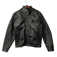 【中古品】【メンズ】 SCHOTT ショット 641 USA製 BOA LINER STANDCOLLAR SINGLE RIDERS JACKET ボア ラ…