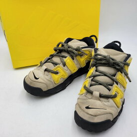 【中古品】【メンズ】 NIKE ナイキ × AMBUSH アンブッシュ FB1299-200 AIR MORE UPTEMPO LOW エア モア アップテンポ ロー スニーカー 靴 160-260716-kh-22-izu サイズ：29 カラー：LIMESTONE/VIVID SULFUR-BLACK 万代Net店