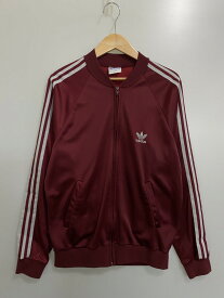 【中古】【メンズ】 adidas アディダス TRACK JACKET トラックジャケット ATPタグ ライトアウター 146-240319-yn-15-min サイズ：M カラー：ワインレッド 万代Net店