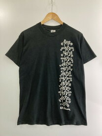 【中古】【メンズ】 POPSHOP ポップショップ USA製 90S "KEITH HARING"PRINTED T-SHIRT キースヘリング プリント Tシャツ 半袖トップス 146-240328-me-05-min サイズ：M カラー：ブラック 万代Net店