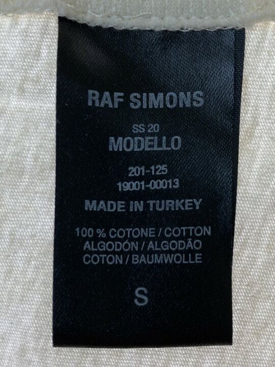 楽天市場】【中古】【メンズ】 RAF SIMONS ラフシモンズ 201-125 20SS 