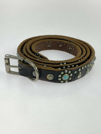 【中古】【メンズ】 HTC エイチティーシー SN-32-TQ TURQUOISE NARROW STUDS BELT ナロースタッズベルト 205-240414-AB-13-min サイズ：34inch カラー：ブラック 万代Net店