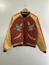 【中古】【メンズ】 TAILOR TOYO REVERSIBLE SOUVENIR JACKET M11136 テーラー東洋 鷹 日本地図 別珍 アセテイトキルティング リバーシブル スーベニアジャケット スカジャン アウター 145-240516-yn-13-min サイズ：M 万代Net店