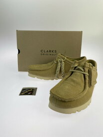 【中古】【メンズ】 Clarks クラークス WALLABEE GTX ビームス別注 ワラビー ゴアテックス 靴 164-240521-yn-01-min サイズ：UK 8 1/2 カラー：MAPLE SUEDE 万代Net店