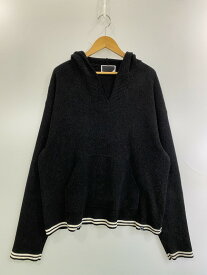 【中古品】【メンズ】 PHINGERIN フィンガリン PD-251-KN-021 CORDY KNIT MEXPARKA ニット プルオーバーパーカー 140-250603-AS-54-min サイズ：L カラー：ブラック 万代Net店