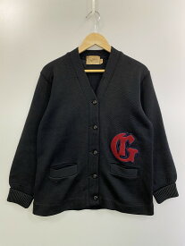 【現状渡し品】【メンズ】 ALLION アリオン WOOL KNIT CARDIGAN NAVY 50S ウール ニット カーディガン メンズ トップス 50年代 ワッペン 146-250914-em-40-min カラー：ブラック 万代Net店