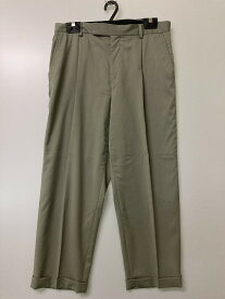 【中古品】【メンズ】 WACKO MARIA GUILTYPARTIES ワコマリア × DORMEUIL PLEATED TROUSERS パンツ ボトムス 153-251005-ks-13-min サイズ：XL カラー：カーキ 万代Net店